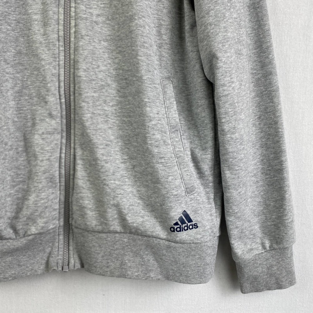 Adidas Essentials Gray Zip Jacket - image 5